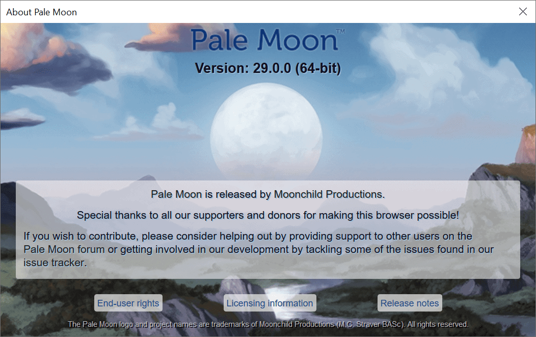 pale moon for mac